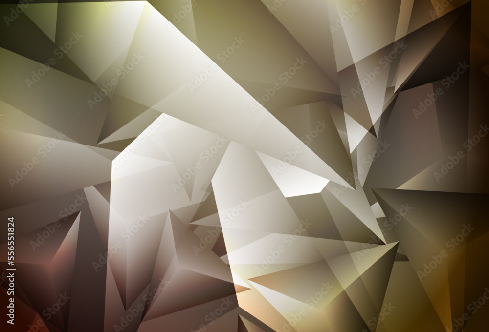 Dark Yellow vector backdrop with lines, triangles. Dark Yellow vector backdrop with lines, triangles.