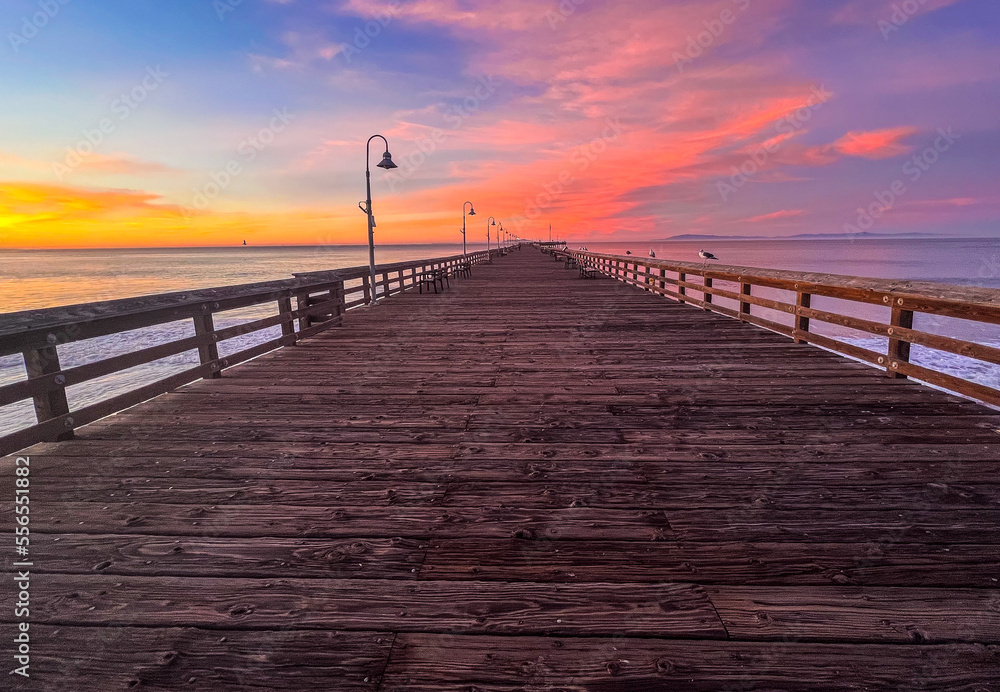 Sunrise at Ventura Beach Pier 