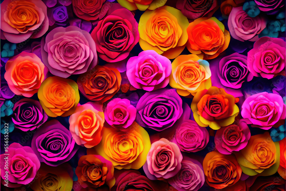 Beautiful bed of Roses! Beautiful bed of Roses!