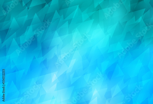 Light BLUE vector pattern in square style. © smaria2015