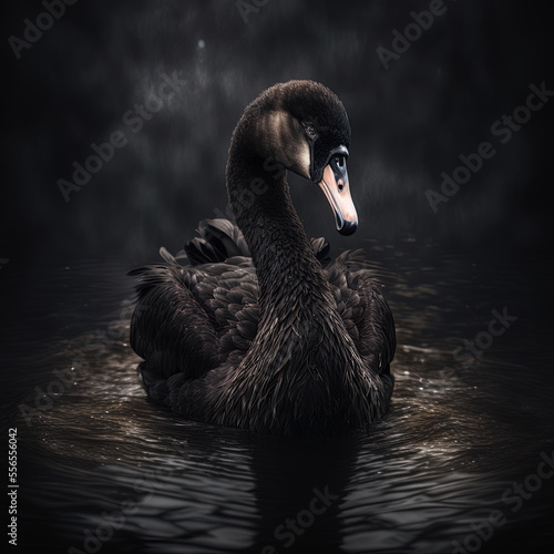 Fototapeta Naklejka Na Ścianę i Meble -  Black Swan