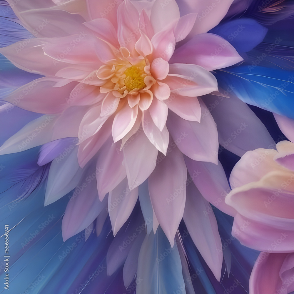 Abstract flower a dahlia or mum. Computer Generated. Abstract flower a dahlia or mum. Computer Generated.