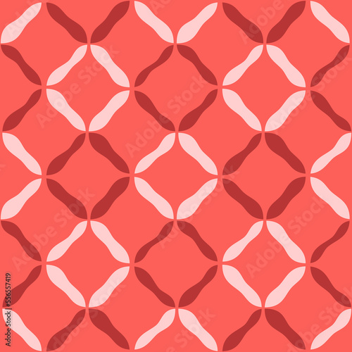 Abstract attractive ornament for decorating any surfaces or things. Seamless pattern.