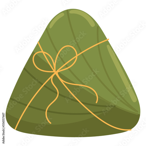 zongzi wrapped in leaf