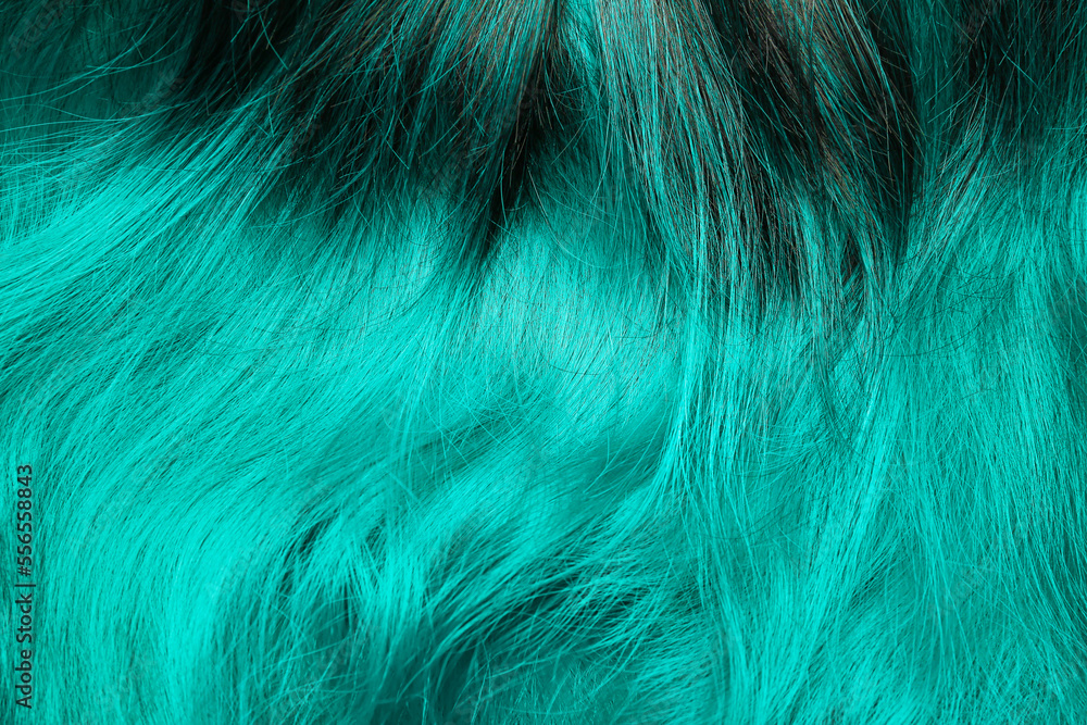 Obraz premium Texture of bright hair as background, closeup