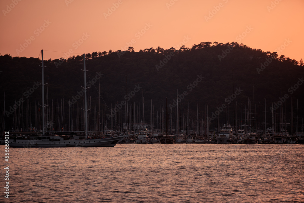 Obraz premium sunset on the beach