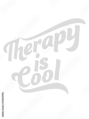 therapy is cool Zitat 