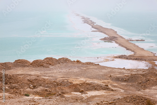 View of beautiful Dead Sea ...