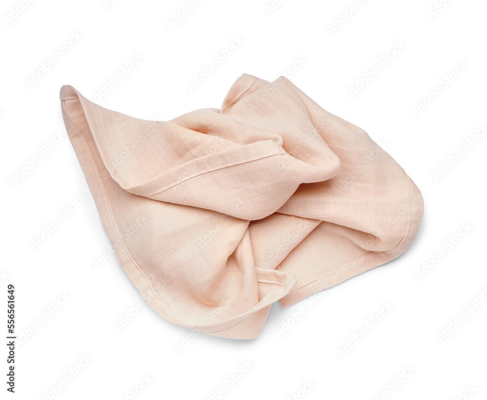 Clean napkin isolated on white background Clean napkin isolated on white background