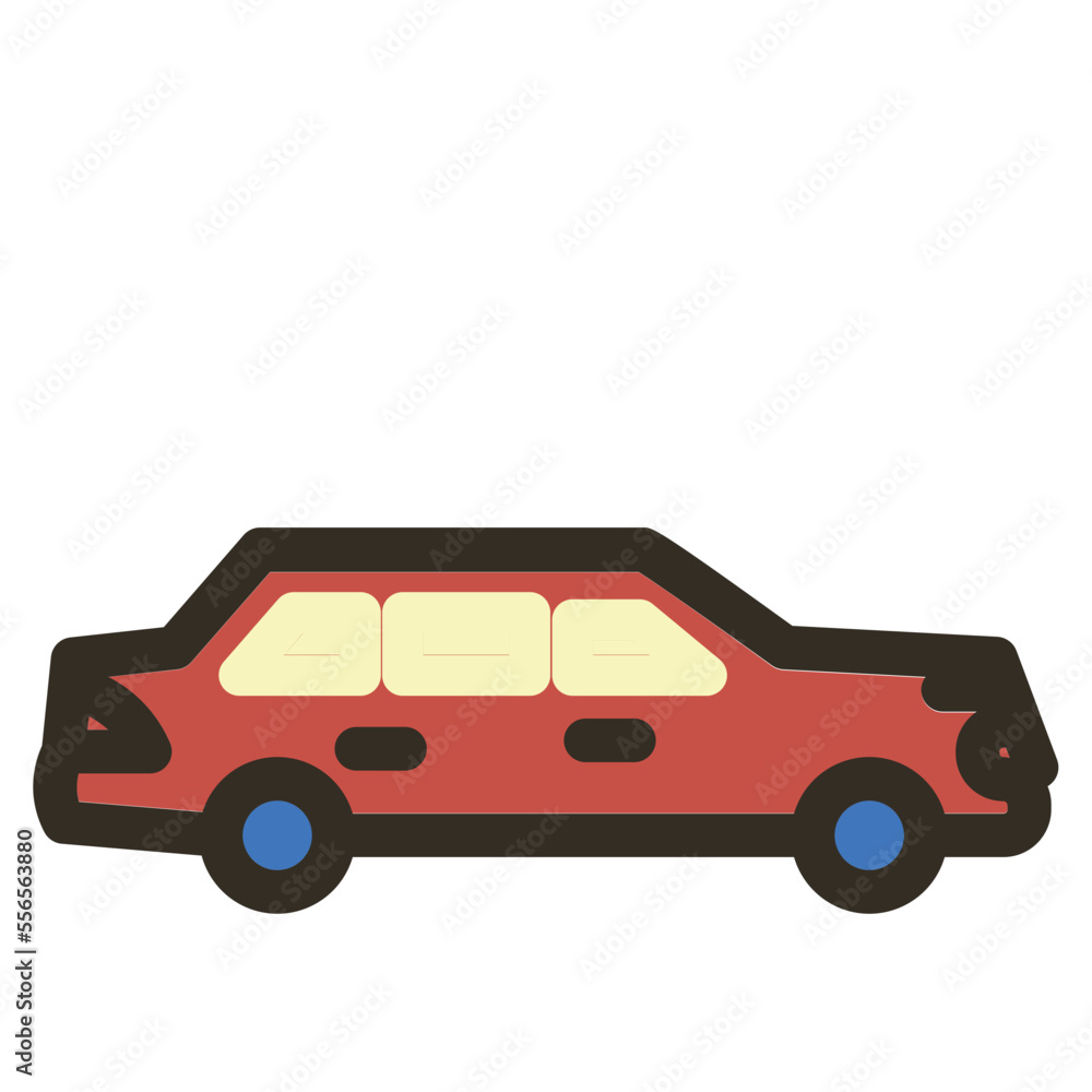 Limo Flat Icon