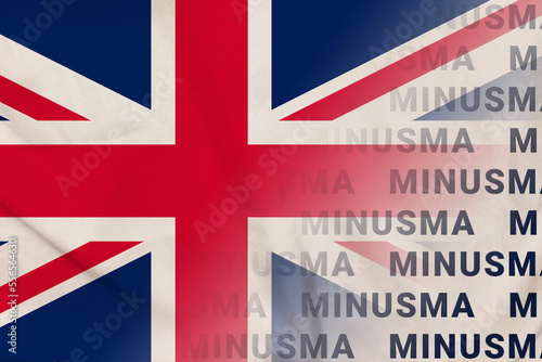 England flag MINUSMA banner agreement photo