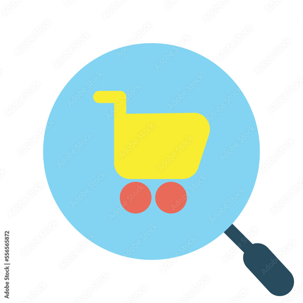 Magnifier Flat Icon Magnifier Flat Icon