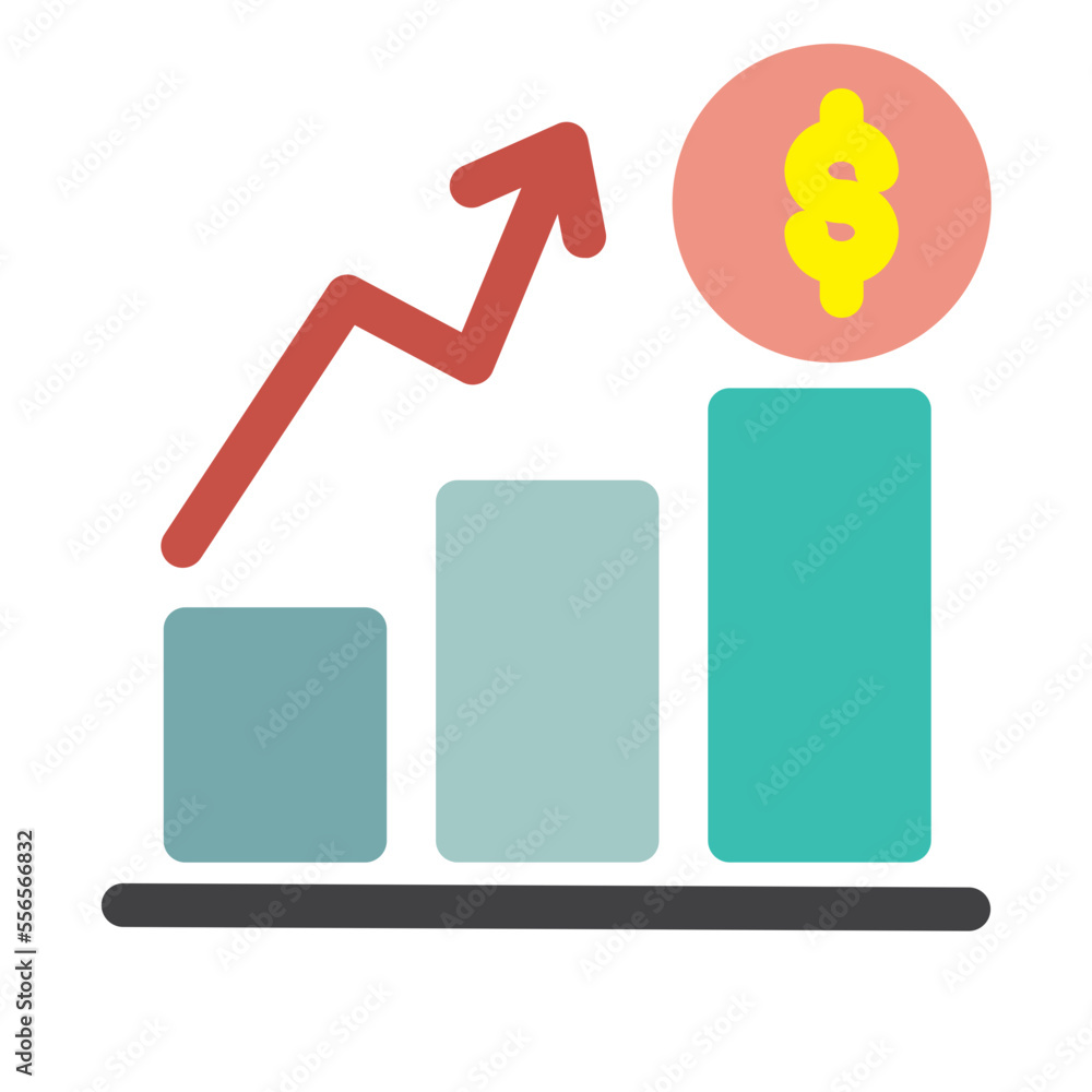 Growth Flat Icon Growth Flat Icon