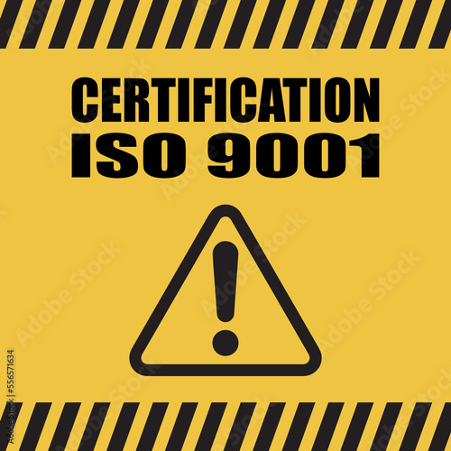 Logo certification iso 9001.