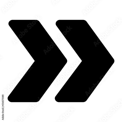 right arrow glyph icon