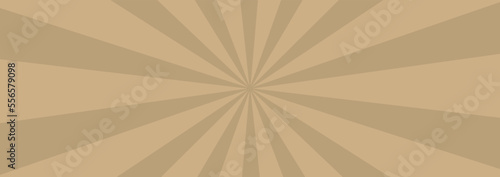 和風背景素材　渋めな金色の集中線　横長