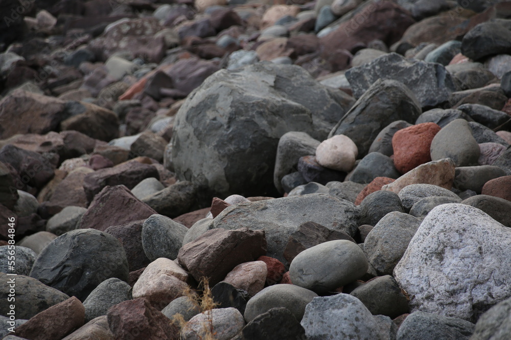 Close-up of rocks along the Lake Superior Shore, Minnesota Close-up of rocks along the Lake Superior Shore, Minnesota