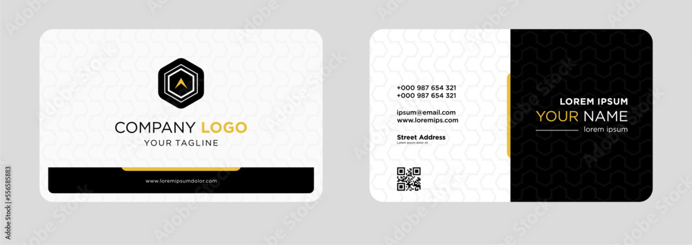 Modern business card design template vector Modern business card design template vector
