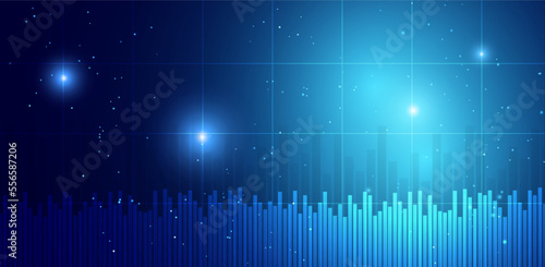 Futuristic technology background. Abstract vector illustration.