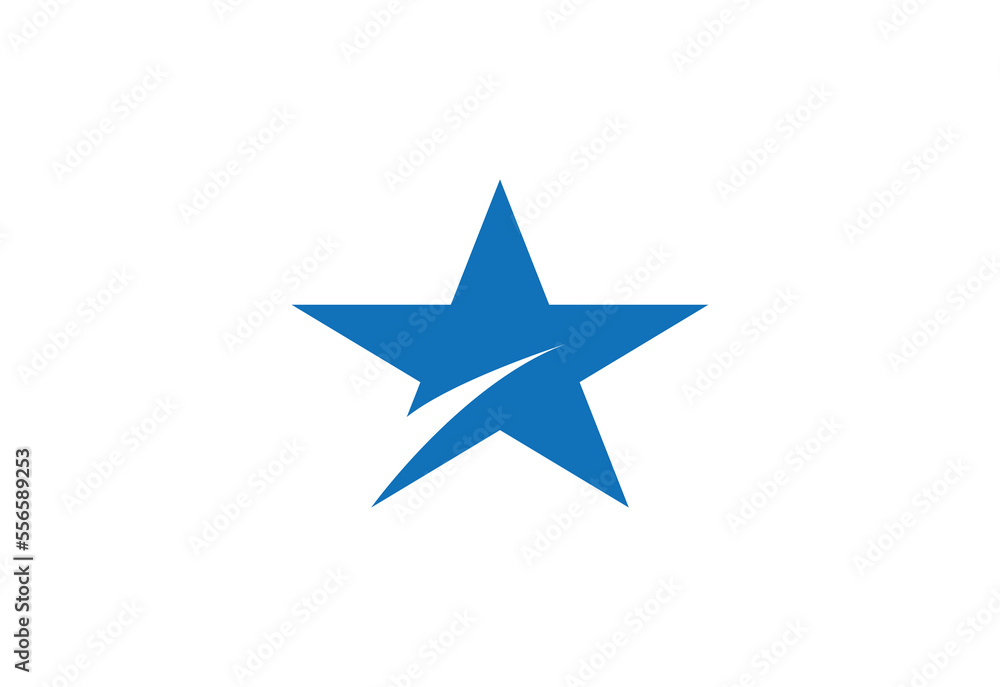 Star logo vector template design illustration. Star logo vector template design illustration.