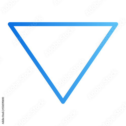 down arrow gradient icon