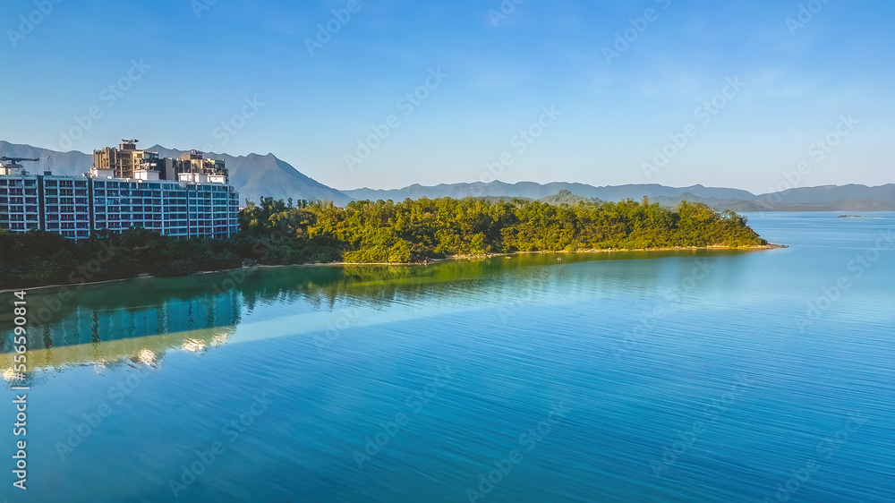 Starfish bay coastline in Ma On Shan, Hong Kong. 23 Dec 2022