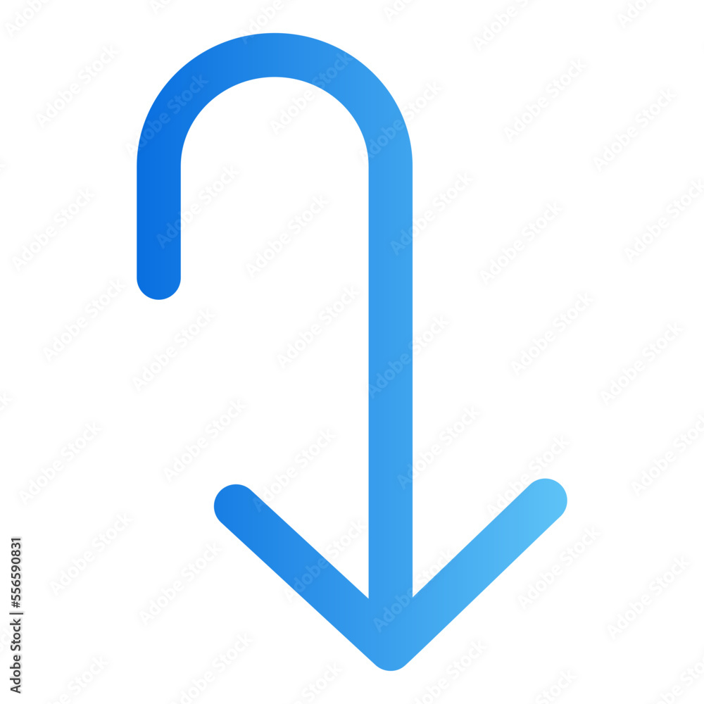 down arrow gradient icon down arrow gradient icon