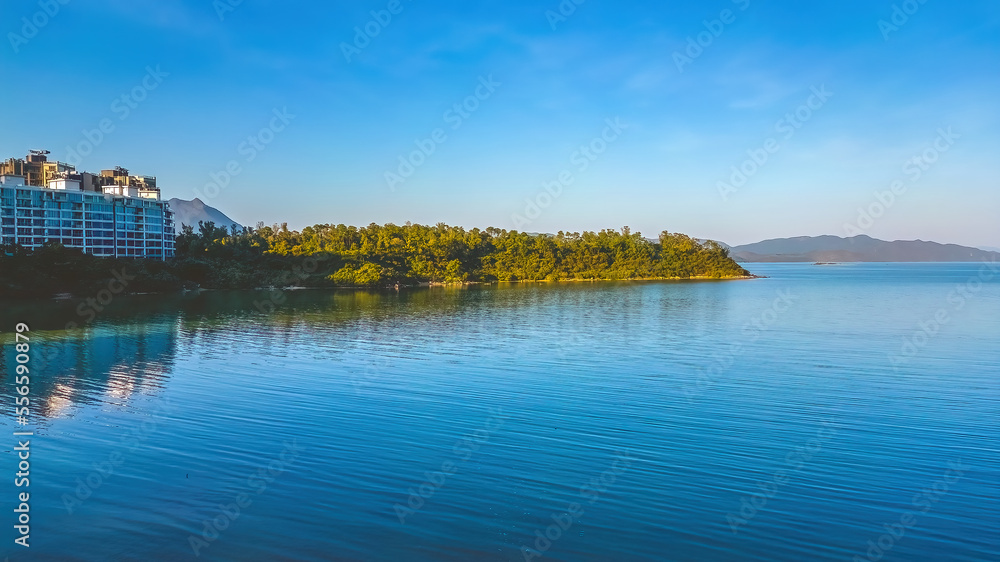 Starfish bay coastline in Ma On Shan, Hong Kong. 23 Dec 2022