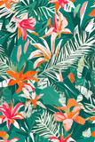 Beautiful floral illustration. Pattern for fabrics, wrappers, postcards, greeting cards, wedding invitations, banners, web.