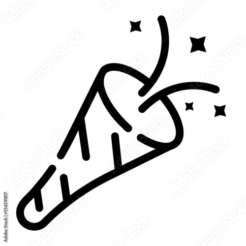 noisemaker line icon