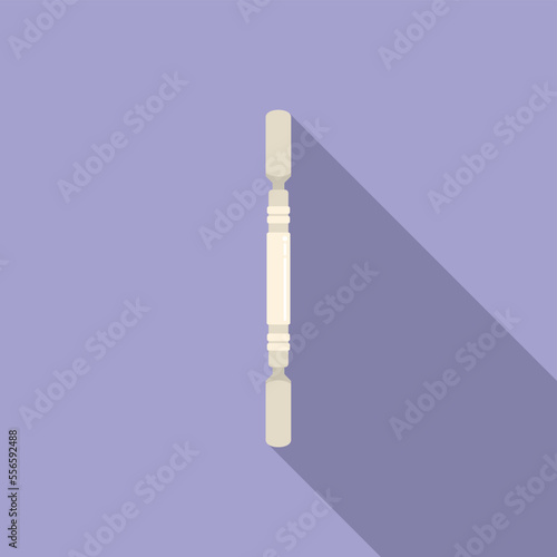Manicure tool icon flat vector. Pedicure beauty. Care spa