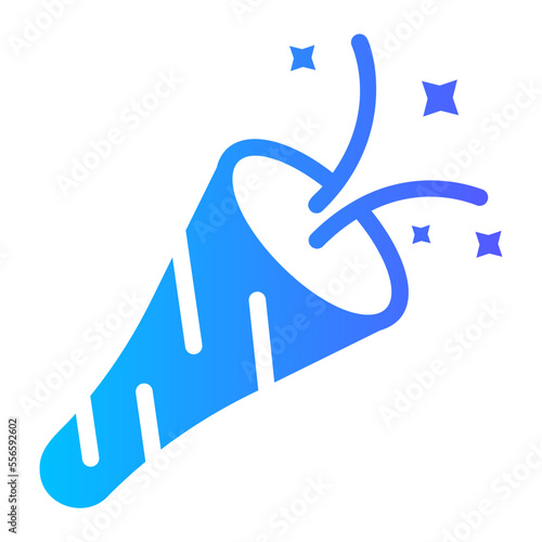 Billede på lærred noisemaker gradient icon