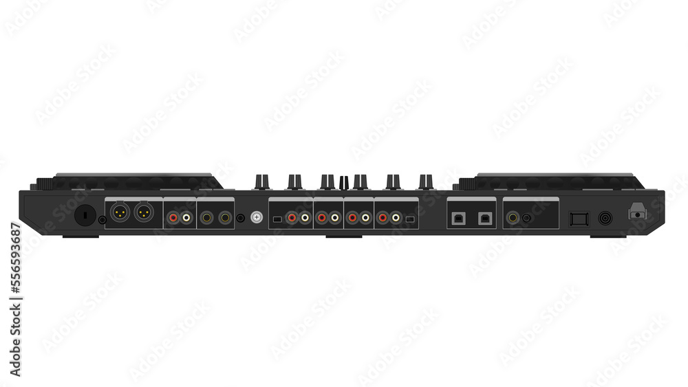 Dj equipment or vinyl machine equalizer music sound dj of front of DJ control, Isolated and flat illustration. Vector graphic 02 Dj equipment or vinyl machine equalizer music sound dj of front of DJ control, Isolated and flat illustration. Vector graphic 02