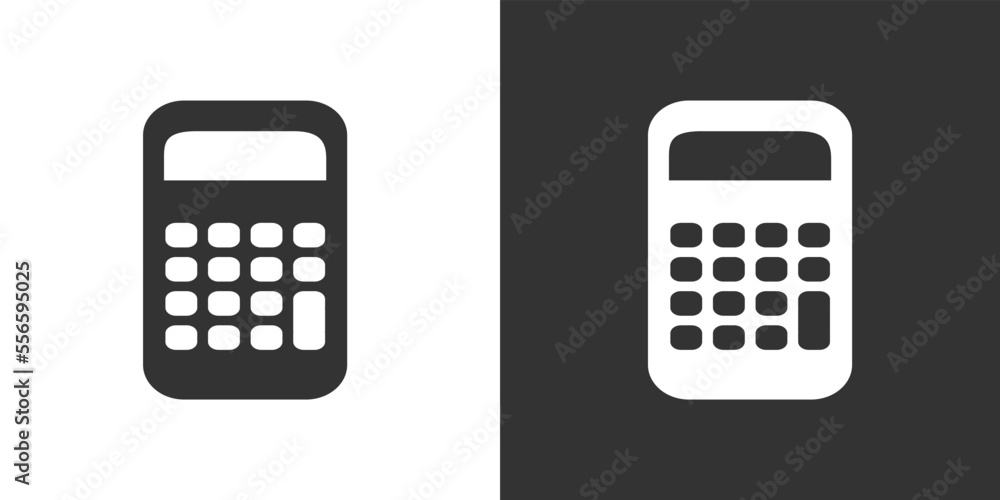 Calculator icon. Accounting sign. Calculate finance symbol - stock vector Calculator icon. Accounting sign. Calculate finance symbol - stock vector