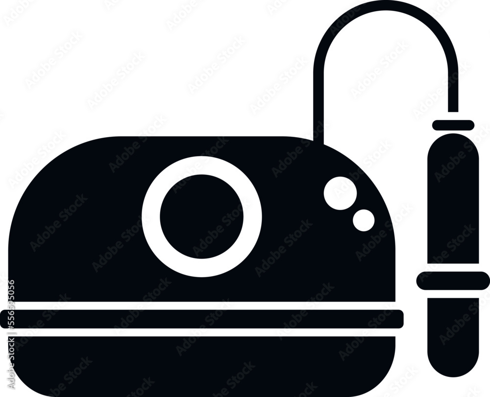 Device manicure icon simple vector. Cosmetic care. Salon spa Device manicure icon simple vector. Cosmetic care. Salon spa