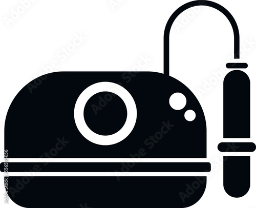 Device manicure icon simple vector. Cosmetic care. Salon spa