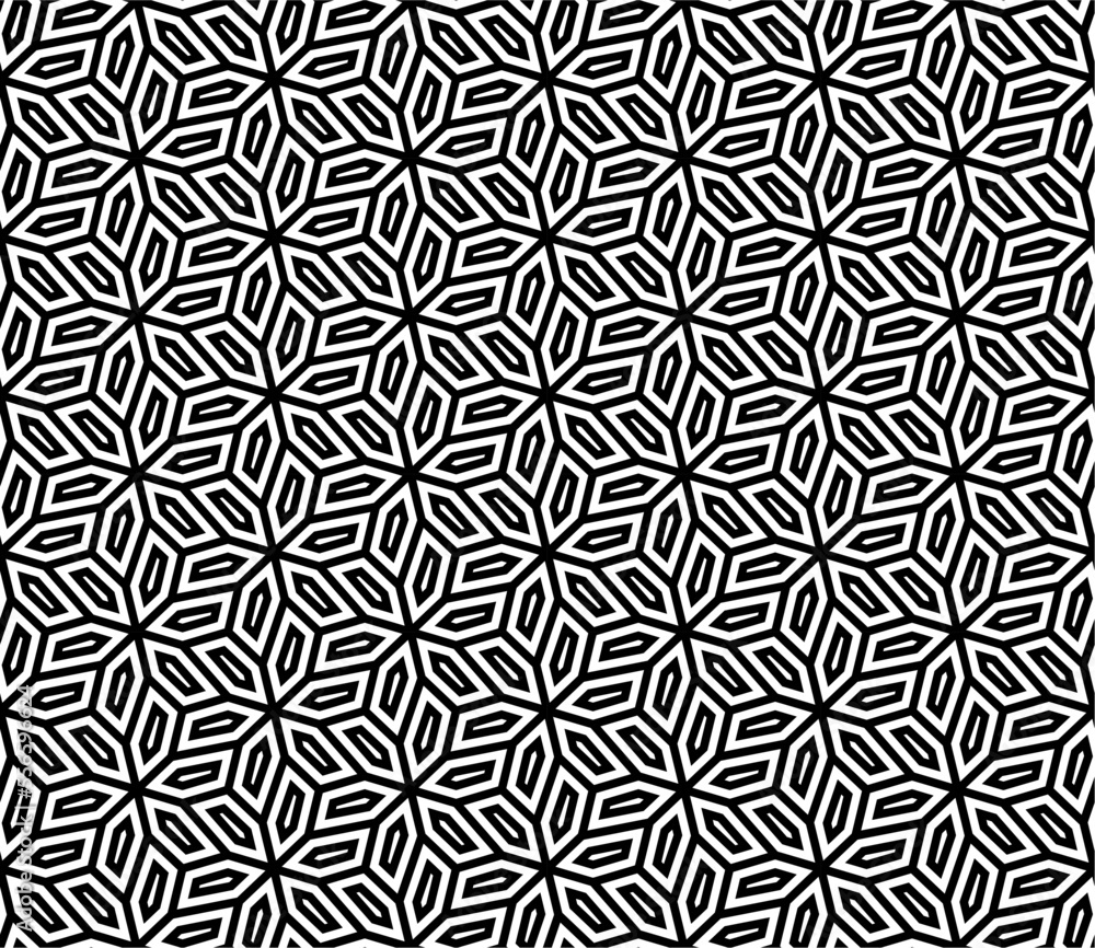Vector seamless with a geometric modern pattern
