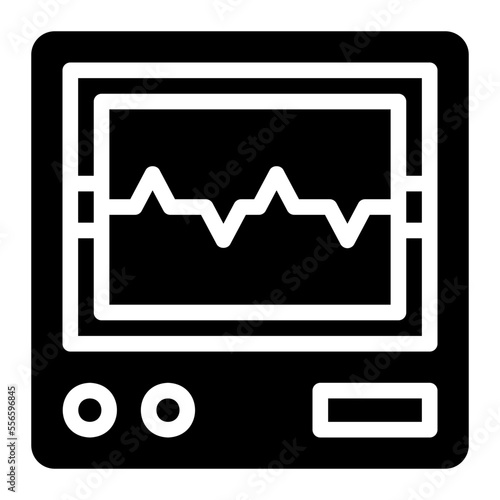 seismograph glyph icon