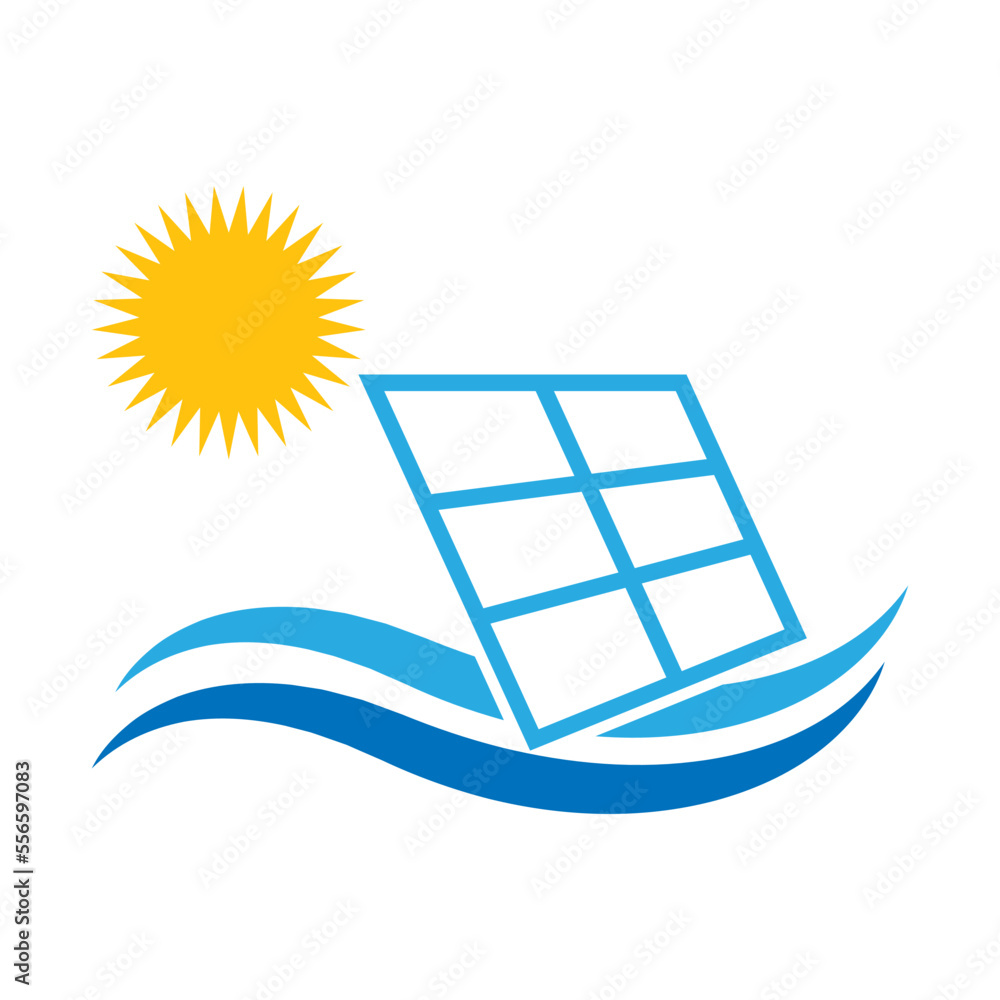 Solar energy logo icon design Solar energy logo icon design