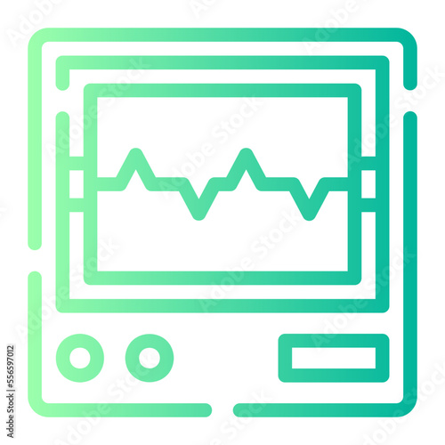 seismograph gradient icon