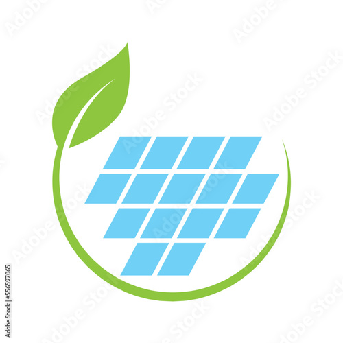 Solar energy logo icon design