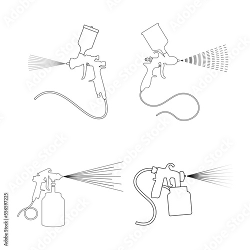 spray paint icon vector