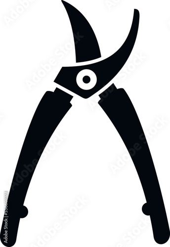 Garden secateur icon simple vector. Shears pruning. Work blade