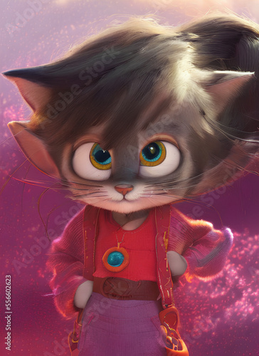 Cat Love Vibrant #1