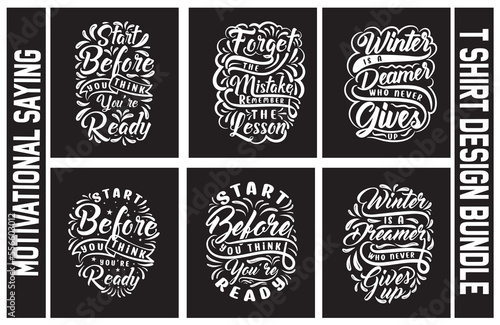 Motivational Quotes T-shirt Design
Lettering t shirt design bundle, Motivational Saying T shirt Design set, typography t shirt design bundle