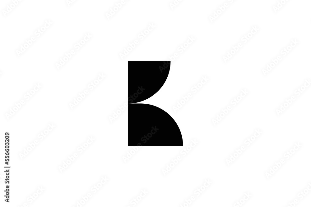 Minimal Awesome Trendy Professional Letter B Or K Logo Design Template On White Background Minimal Awesome Trendy Professional Letter B Or K Logo Design Template On White Background