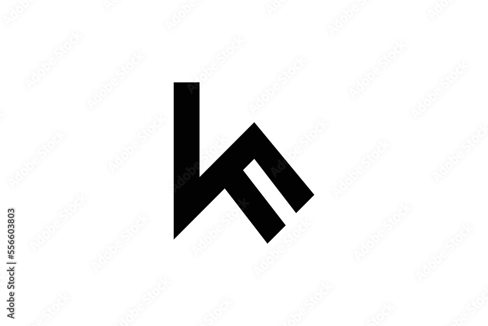 Minimal Awesome Trendy Professional Letter K F Logo Design Template On White Background Minimal Awesome Trendy Professional Letter K F Logo Design Template On White Background