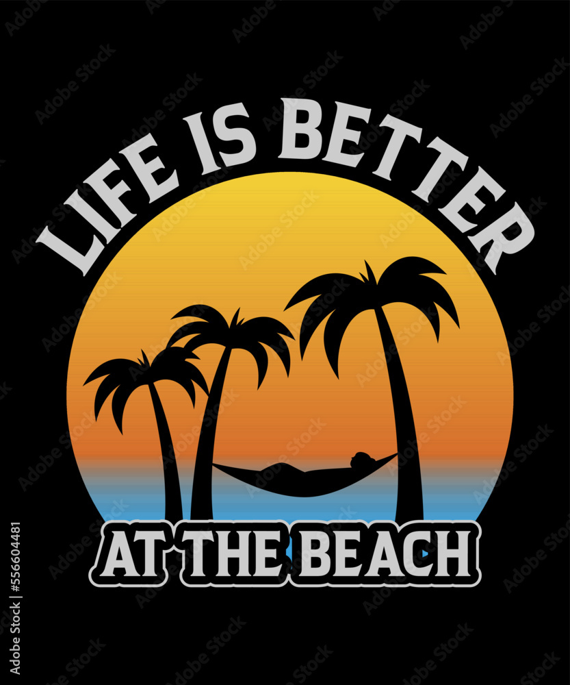 Summer vacation lover theme, slogan graphics, and illustrations with patches for t-shirts and other uses.