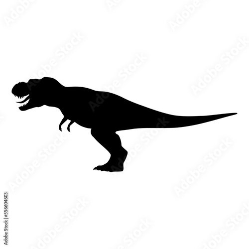 Tyrannosaurus of silhouette