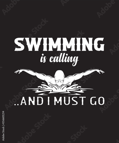 Swimming lover theme, slogan graphics, and illustrations with patches for t-shirts and other uses.